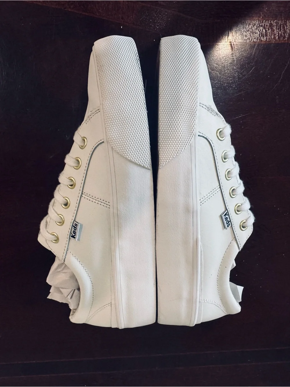 Keds Women's Jump Kick Duo Leather Sneaker Size 9.5